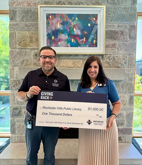 Rochester Road Branch Giving Back